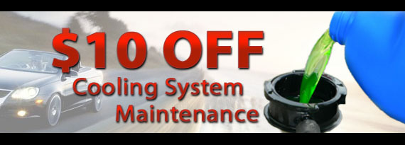 $10 Off Cooling System Maintenance